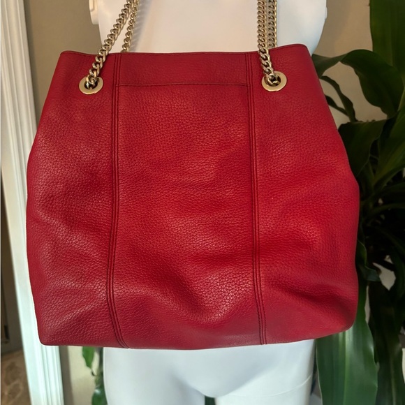 Michael Kors Cherry Red Shoulder Bag - Picture 3 of 12